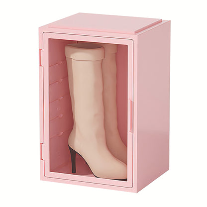 Long Boots Dustproof ABS+PP Storage Case Transparent Door Large Capacity Boots Storage Box