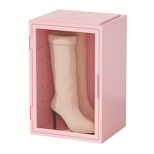 Long Boots Dustproof ABS+PP Storage Case Transparent Door Large Capacity Boots Storage Box
