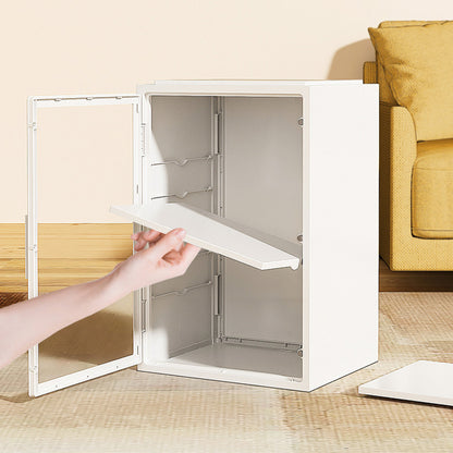 Long Boots Dustproof ABS+PP Storage Case Transparent Door Large Capacity Boots Storage Box