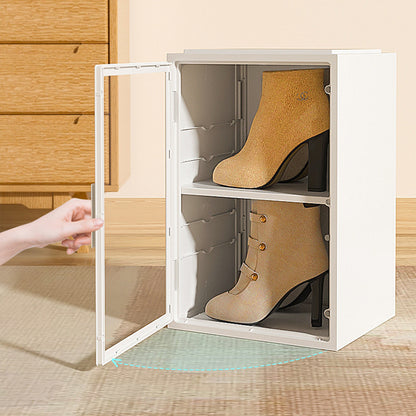 Long Boots Dustproof ABS+PP Storage Case Transparent Door Large Capacity Boots Storage Box