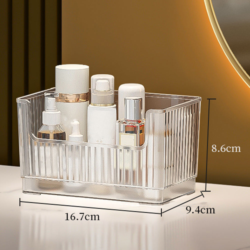 PET Refrigerator Organizer Box Fridge Side Door Storage Container, Double Layer / Size S (No FDA Certificate, BPA Free)