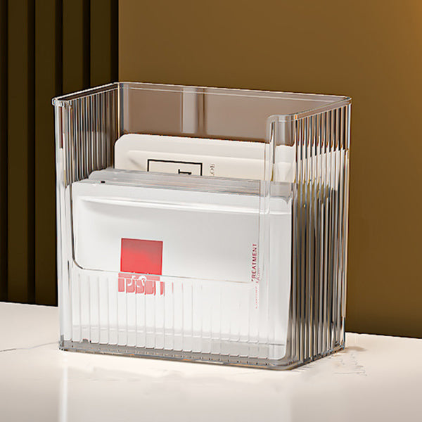 Fridge Side Door Storage Container PET Refrigerator Organizer Box, Double Layer / Size L (No FDA Certificate, BPA Free)