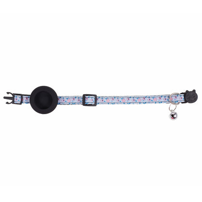 Silicone Case for AirTag Locator Fruit Pattern GPS Tracker Adjustable Pet Collar with Bell