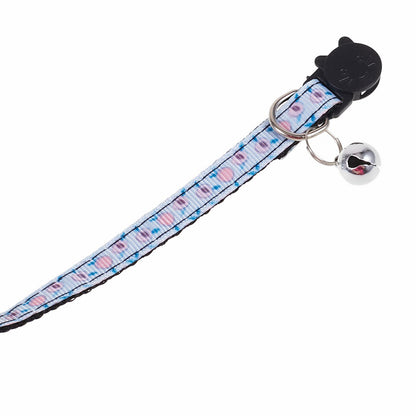 Silicone Case for AirTag Locator Fruit Pattern GPS Tracker Adjustable Pet Collar with Bell