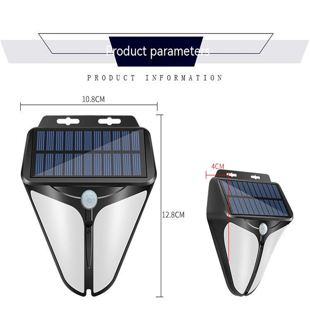Wall-Mounted Solar Power Light Motion Detection Light Outdoor Yard Waterproof Small Stree Lamp