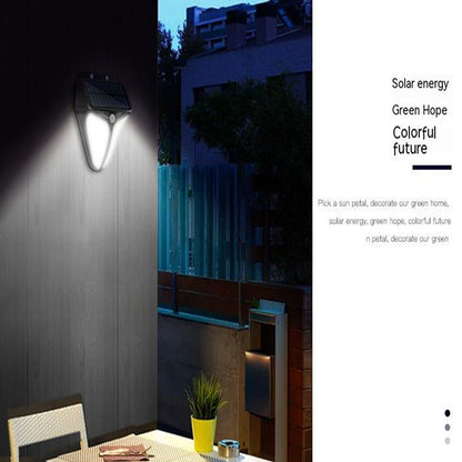 Wall-Mounted Solar Power Light Motion Detection Light Outdoor Yard Waterproof Small Stree Lamp