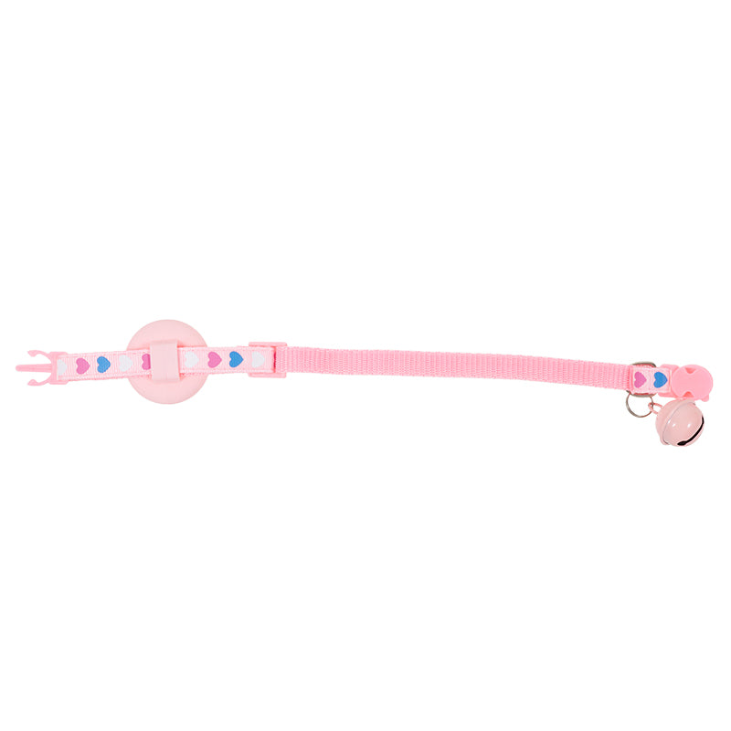 For AirTag Tracker Cat Collar Adjustable Pet Collar Silicone Waterproof Case with Bell