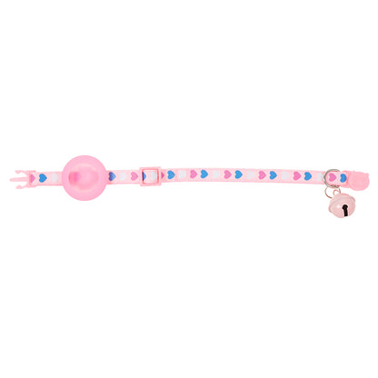 For AirTag Tracker Cat Collar Adjustable Pet Collar Silicone Waterproof Case with Bell