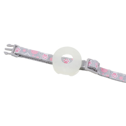For Airtag Tracker Protective Silicone Case Adjustable Cat Puppy Pet Collar with Bell