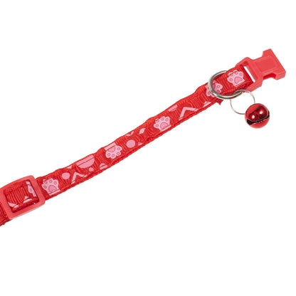 For Airtag Tracker Protective Silicone Case Adjustable Cat Puppy Pet Collar with Bell