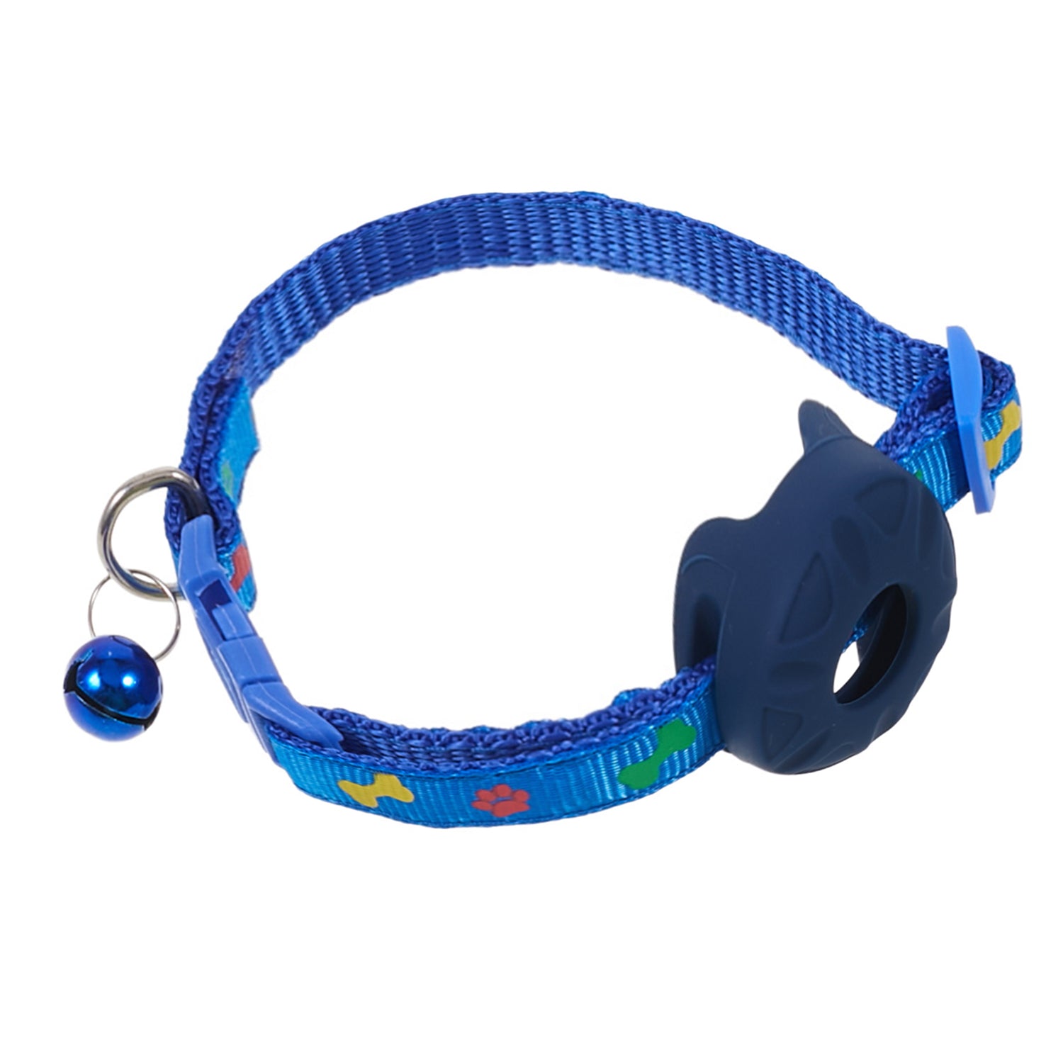 Silicone Case for AirTag Tracker Adjustable Pet Collar Anti-lost Cat Collar with Bell