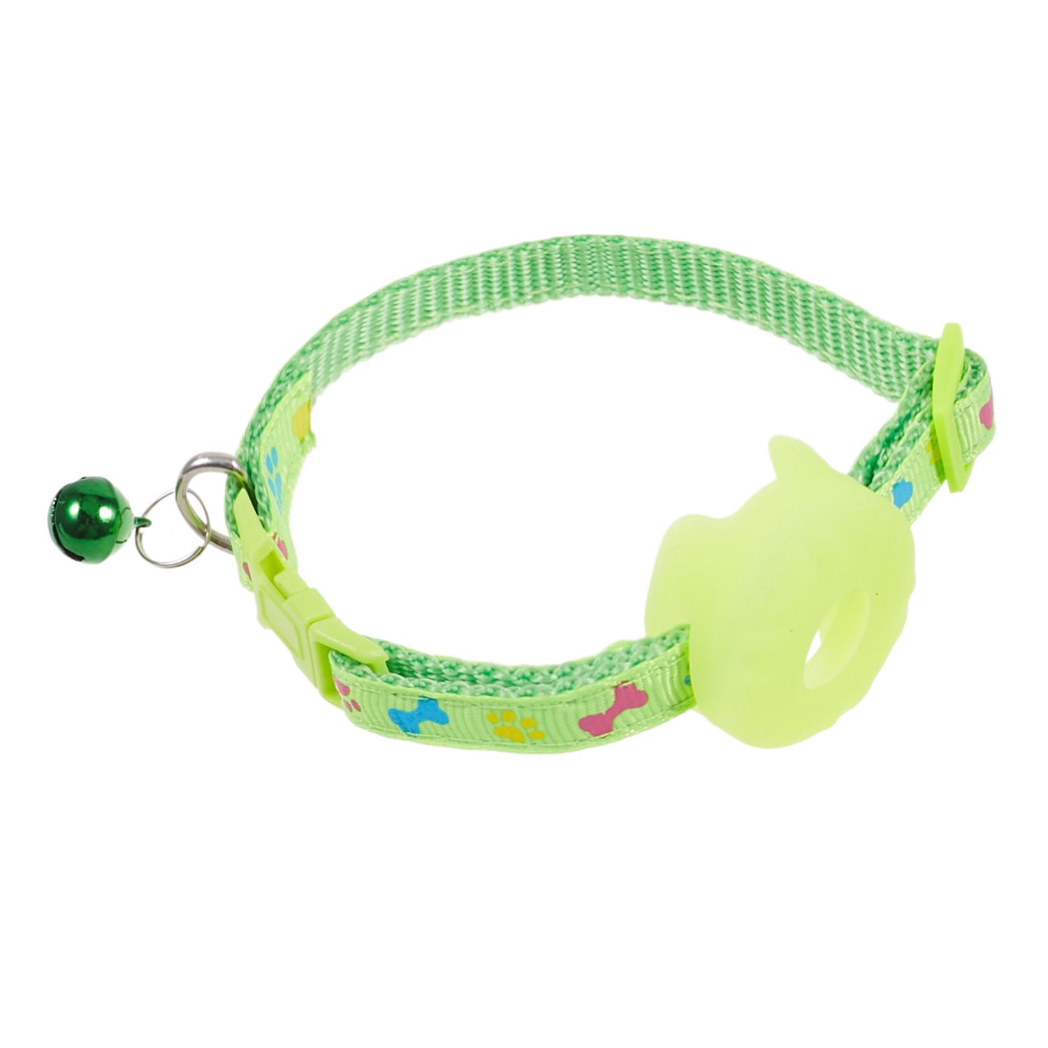 Silicone Case for AirTag Tracker Adjustable Pet Collar Anti-lost Cat Collar with Bell