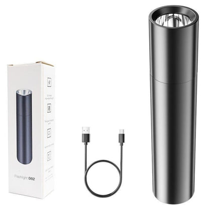 LED Outdoor Bright 1200mAh Flashlight Zoomable Waterproof Portable Light
