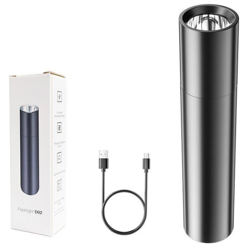 LED Outdoor Portable 2600mAh Handheld Night Light Waterproof Zoomable Flashlight