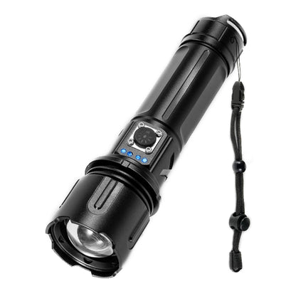 X20C Adventure Outdoor Sports Flashlight Portable 5-Gear Telescopic Zoom Flashlight (No Battery)