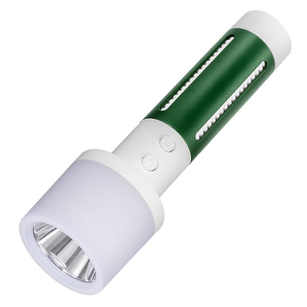 CH23036 Dual Light Flashlight Waterproof LED Beads Multi-color Night Light Anti-Slip Portable Flashlight