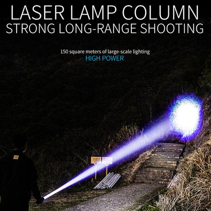 A06-A 20W Bright Laser 5-Mode Flashlight Aluminum Alloy Waterproof Outdoor Camping Hiking Torch