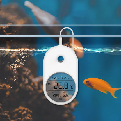 T1 3-in-1 Fish Tank Water Thermometer Digital LCD Display Aquarium Temperature Meter