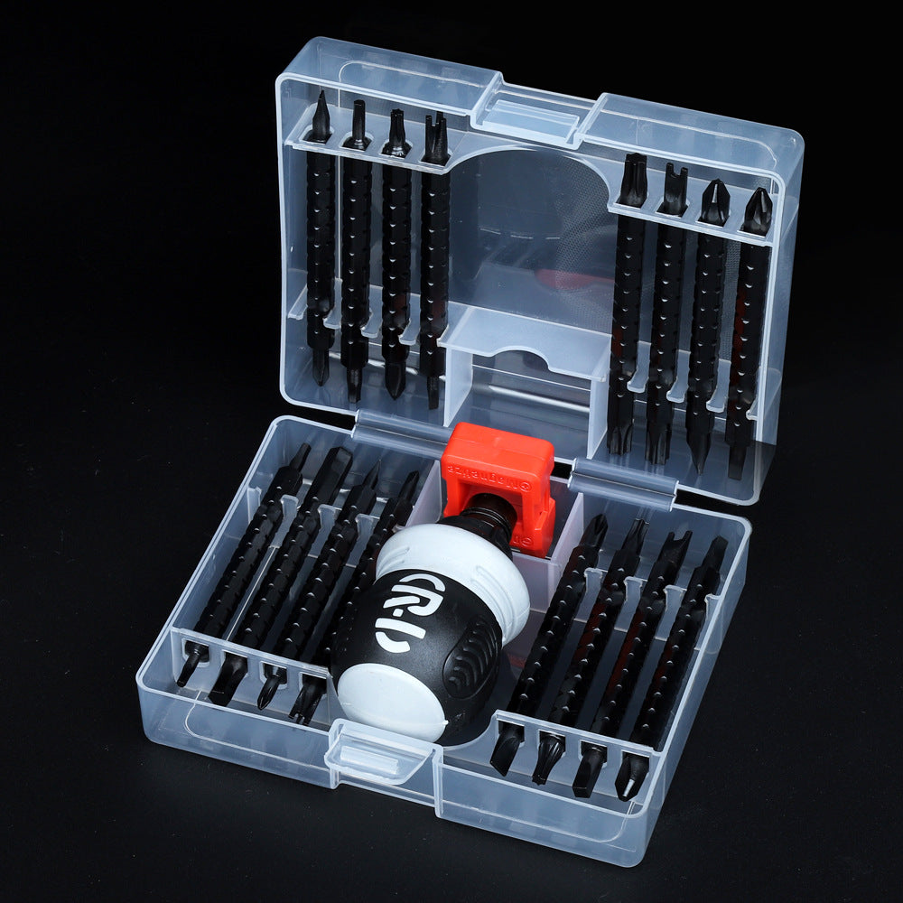 34-in-1 Screwdriver Set Carbon Steel Telescopic Magnetic Dual Purpose Slotted Phillips Screwdriver Kit