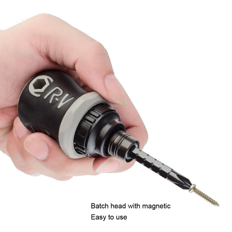 22-in-1 Ratchet Screwdriver Set Dual Purpose Slotted Phillips Bits Carbon Steel Screwdriver Kit