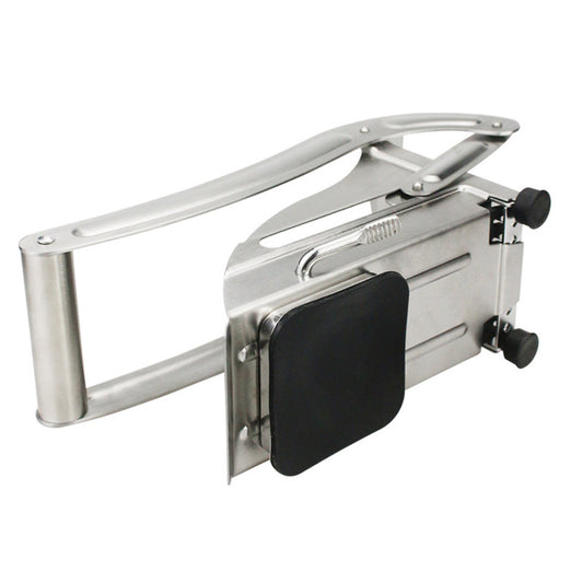 Kitchen French Fry Cutter Stainless Steel Potato Cutter Slicer with Silicone Suction Base (No FDA Certified, BPA-Free)