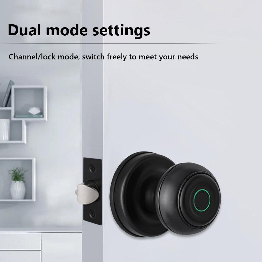 K01 Smart Fingerprint Lock Aluminum Alloy Biometric Lock Door Knob Home Security