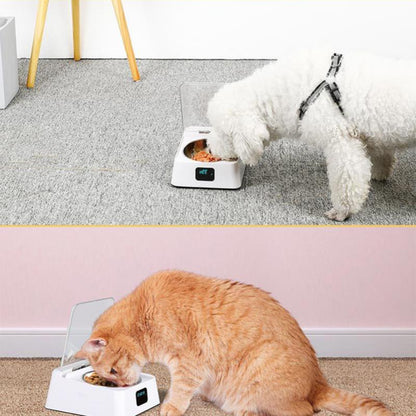 MG-070 Automatic Pet Feeder Pet Food Dispenser Dog Cat Bowl with Infrared Sensor Switch Cover