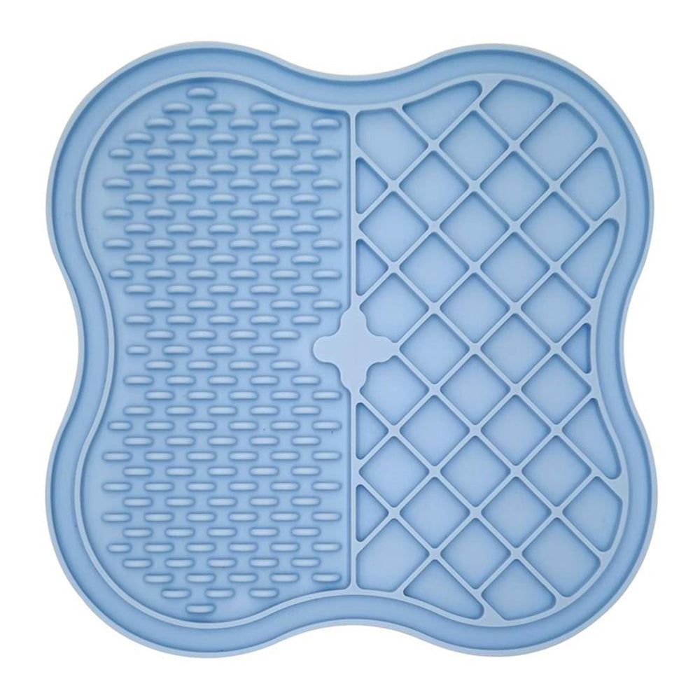 Dog Cat Food Licking Mat Silicone Suction Cup Anti Choking Pet Slow Eating Food Pad (No FDA Certification, BPA Free)