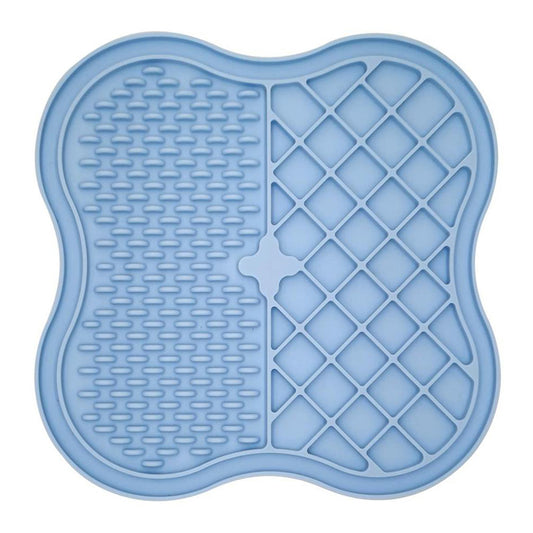 Dog Cat Food Licking Mat Silicone Suction Cup Anti Choking Pet Slow Eating Food Pad (No FDA Certification, BPA Free)