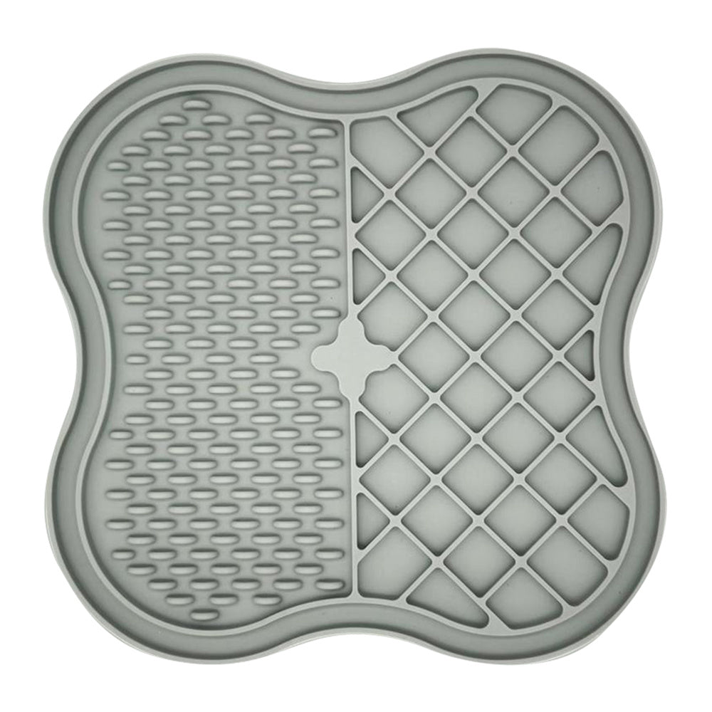 Dog Cat Food Licking Mat Silicone Suction Cup Anti Choking Pet Slow Eating Food Pad (No FDA Certification, BPA Free)