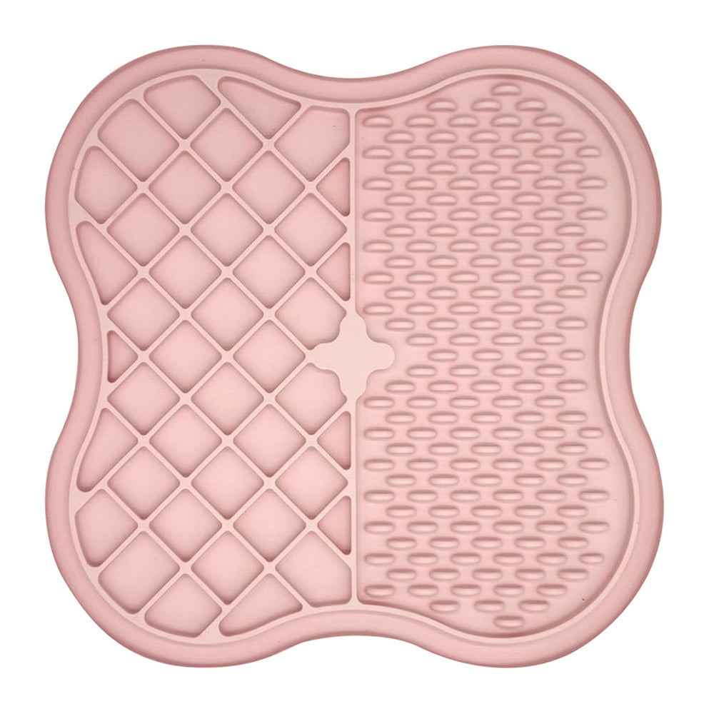 Dog Cat Food Licking Mat Silicone Suction Cup Anti Choking Pet Slow Eating Food Pad (No FDA Certification, BPA Free)