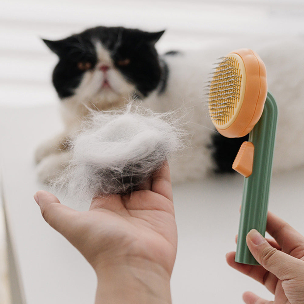 Dog Cat Grooming Brush Pet Hair Remover Stainless Steel Needle Massage Comb