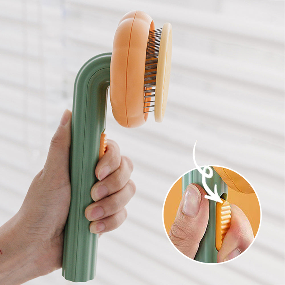 Dog Cat Grooming Brush Pet Hair Remover Stainless Steel Needle Massage Comb