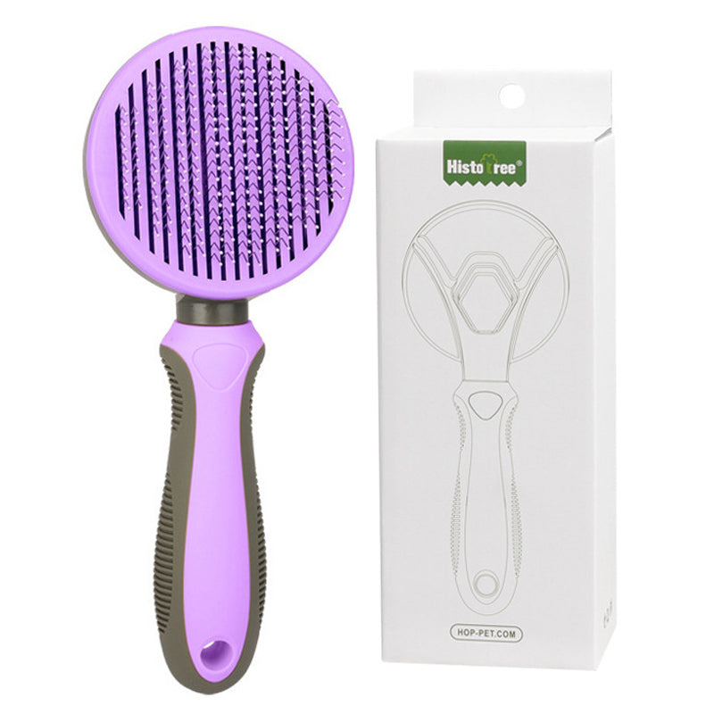 HISTOTREE Pet Hair Removal Needle Comb Dog Cat Floating Hair Cleaning Brush Grooming Supplies, ST