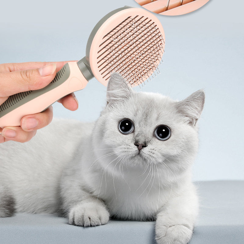 HISTOTREE Pet Hair Removal Needle Comb Dog Cat Floating Hair Cleaning Brush Grooming Supplies, ST