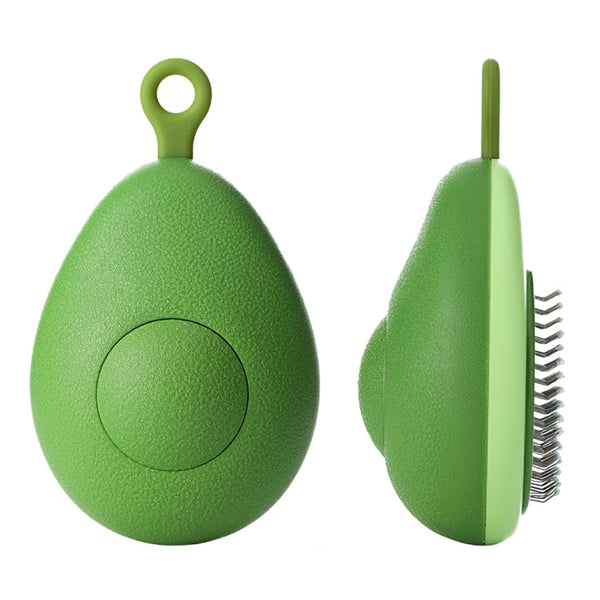 Fruit-shaped Cats Dogs Hair Remover Needle Comb Scrubber Pet Grooming Tool