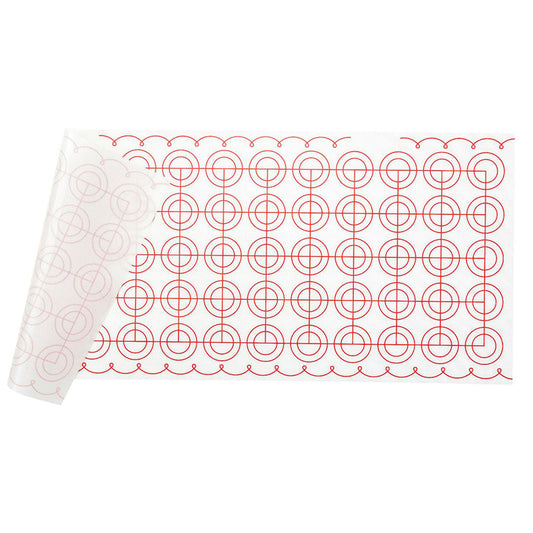 26x60cm Fiberglass Cloth + Silicone Macaron Baking Mat Non Stick Kneading Dough Pad Cookies Pastry Sheet Liner (BPA-Free, No FDA Certified)