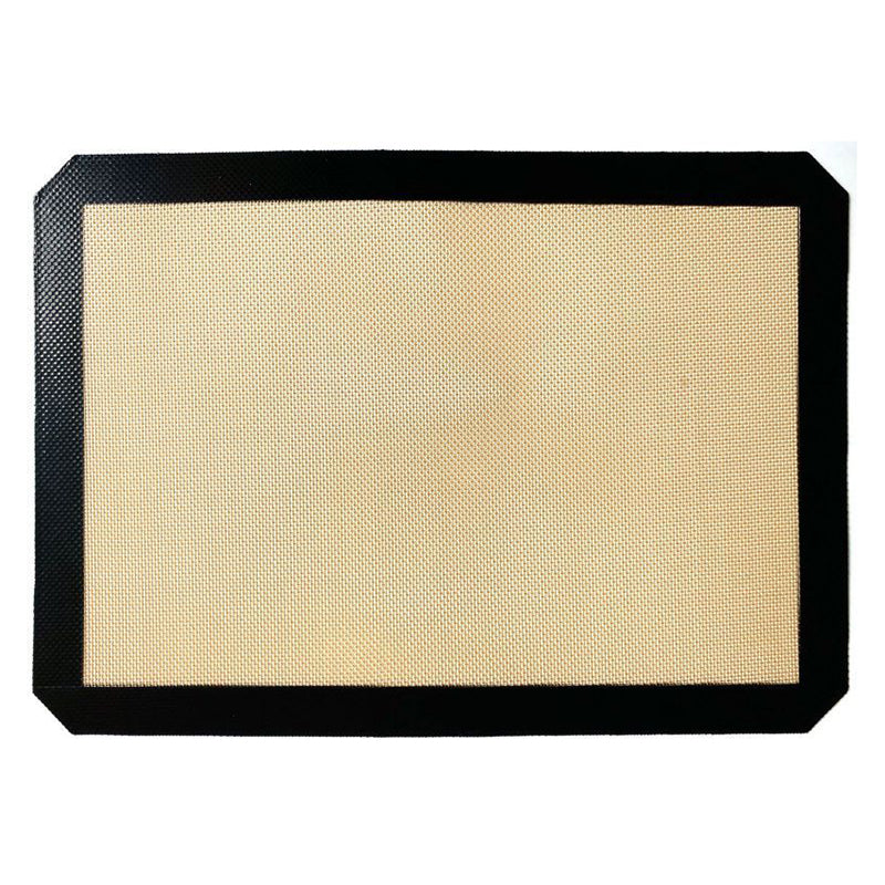 Silicone Baking Mat Cookie Pad Rolling Dough Mat Oven Sheet, Cutted Edge / 40x60cm (BPA-Free, No FDA Certified)
