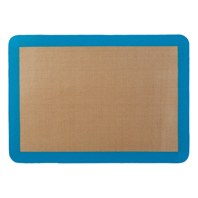 Silicone Baking Mat Cookie Pad Rolling Dough Mat Non-stick Oven Sheet, Round Edge / 29.5x42cm (BPA-Free, No FDA Certified)