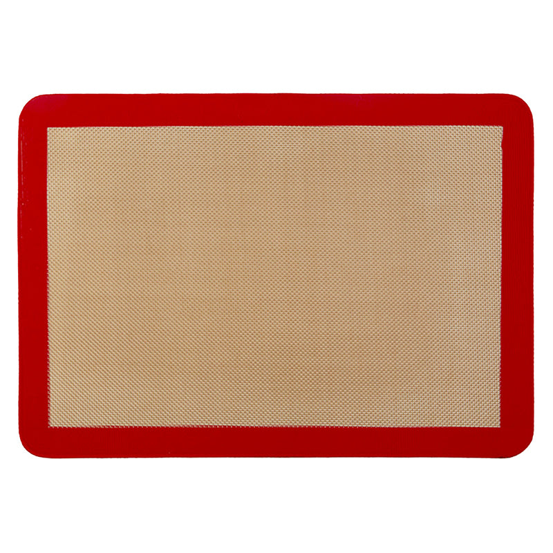 Silicone Baking Mat Cookie Pad Rolling Dough Mat Non-stick Oven Sheet, Round Edge / 29.5x42cm (BPA-Free, No FDA Certified)
