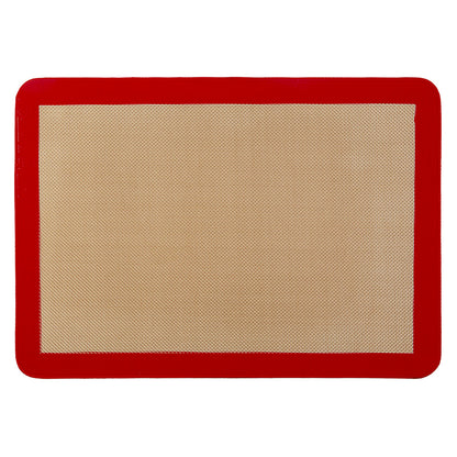 Silicone Baking Mat Cookie Pad Rolling Dough Mat Non-stick Oven Sheet, Round Edge / 29.5x42cm (BPA-Free, No FDA Certified)