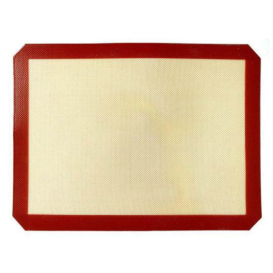 Non-stick Silicone Baking Mat Cookie Pad Rolling Dough Mat Oven Sheet, Cutted Edge / 29.5x42cm (BPA-Free, No FDA Certified)