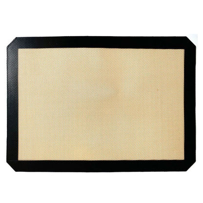 Non-stick Silicone Baking Mat Cookie Pad Rolling Dough Mat Oven Sheet, Cutted Edge / 29.5x42cm (BPA-Free, No FDA Certified)