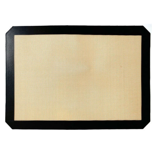 Rolling Dough Mat Non-stick Silicone Baking Mat Cookie Pad Oven Sheet, Cutted Edge / 30x20cm (BPA-Free, No FDA Certified)