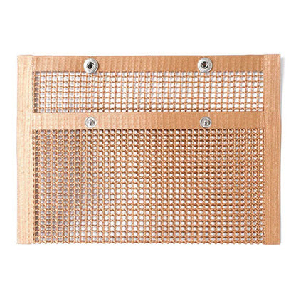 24x14CM Fiberglass BBQ Grilling Mesh Bag Grill Accessories Vegetables Grilling Pouch (BPA-Free, No FDA Certified)