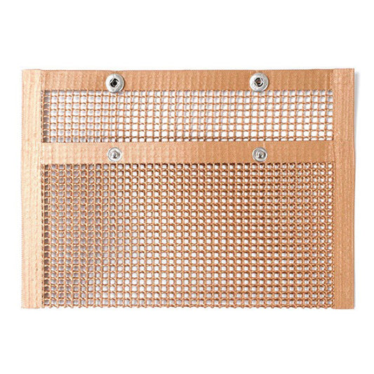 24x14CM Fiberglass BBQ Grilling Mesh Bag Grill Accessories Vegetables Grilling Pouch (BPA-Free, No FDA Certified)