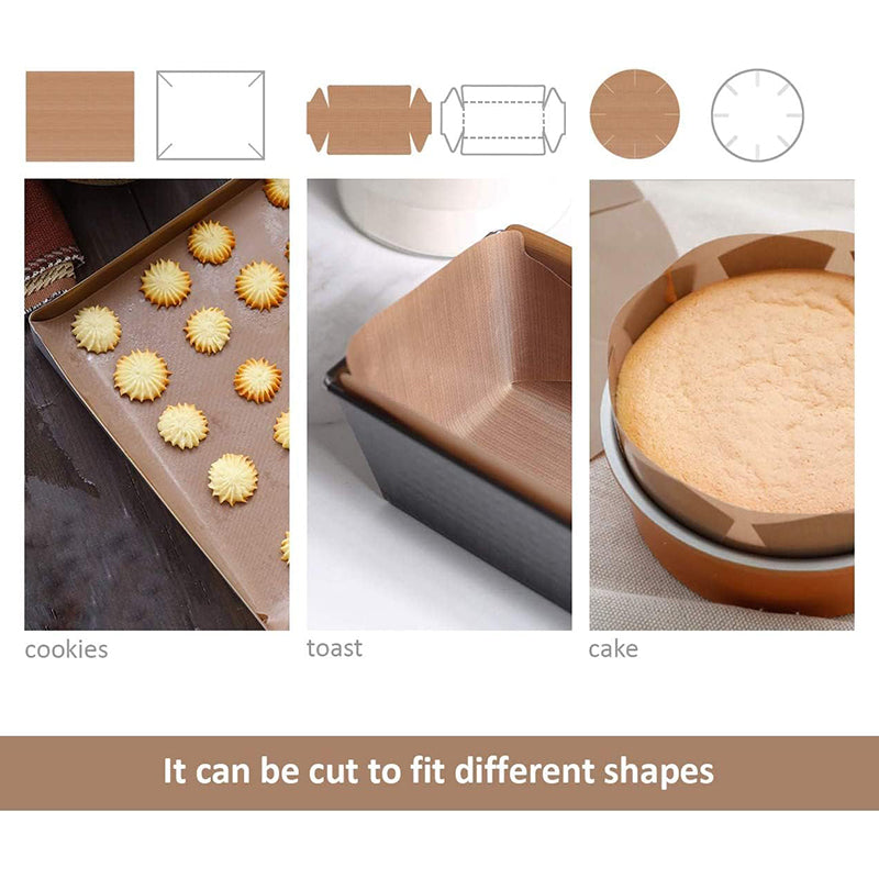 36*36cm Baking Mat for 8-inch Ancient Baking Pan Non-stick Cake Mold Liner Sheet (BPA Free, No FDA Certificate)
