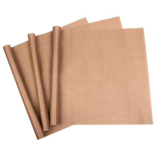 3PCS 40x60CM PTFE Fiberglass Cake Baking Mat Non-Stick Oven Liners Barbecue Grill Mat (BPA-Free, No FDA Certified)