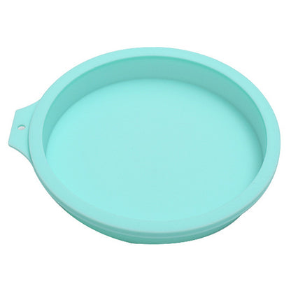 6-inch Cake Pan Silicone Mold Round Chiffon Cake Making Mold Baking Pan (BPA-Free, No FDA Certificate)
