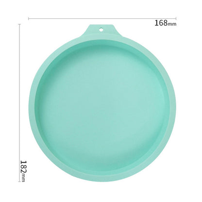 6-inch Cake Pan Silicone Mold Round Chiffon Cake Making Mold Baking Pan (BPA-Free, No FDA Certificate)